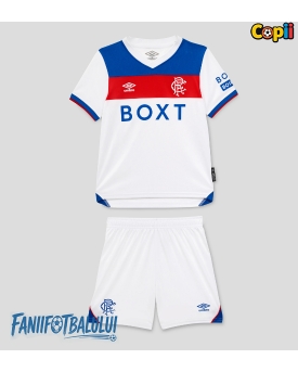 Rangers Echipament de Fotbal Replică 2025-26 Copii Deplasare (+ Șorturi)